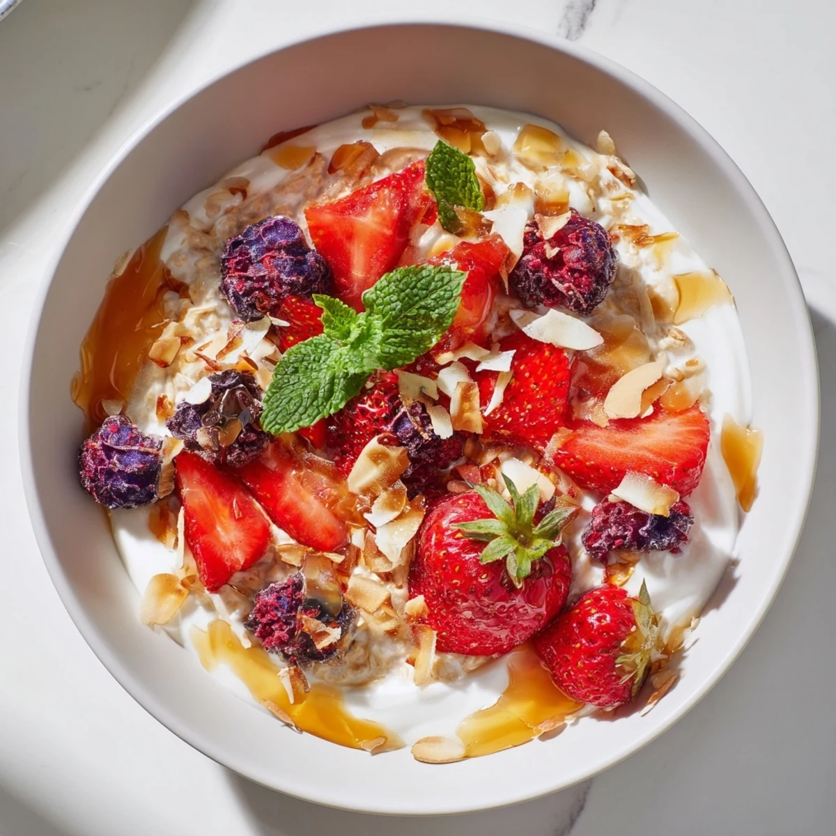 Overnight Oats with Berries