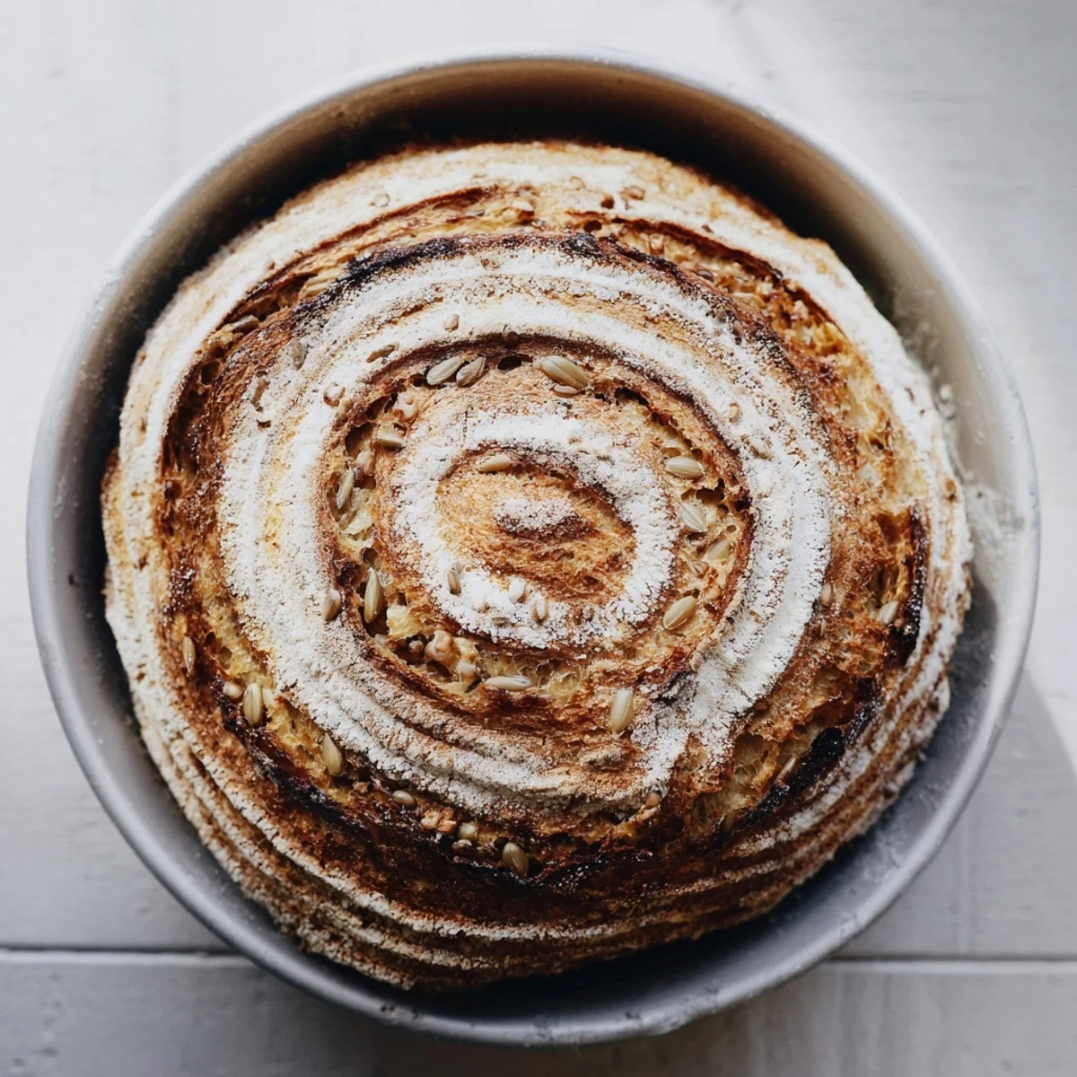 Fibonacci Spiral Growth Loaf