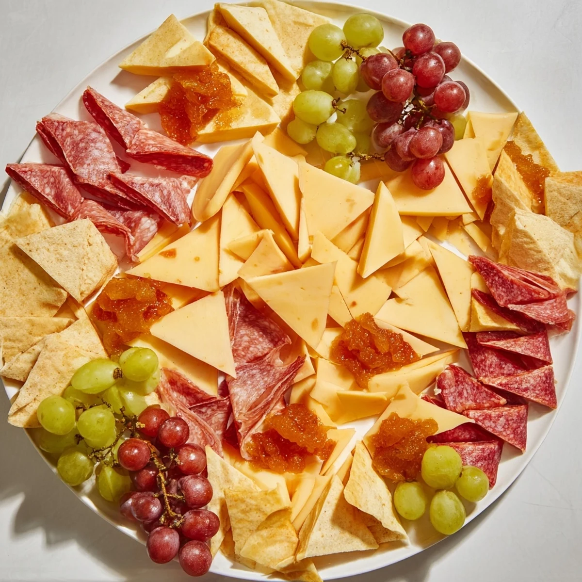 Geometric Gala Cheese Meat