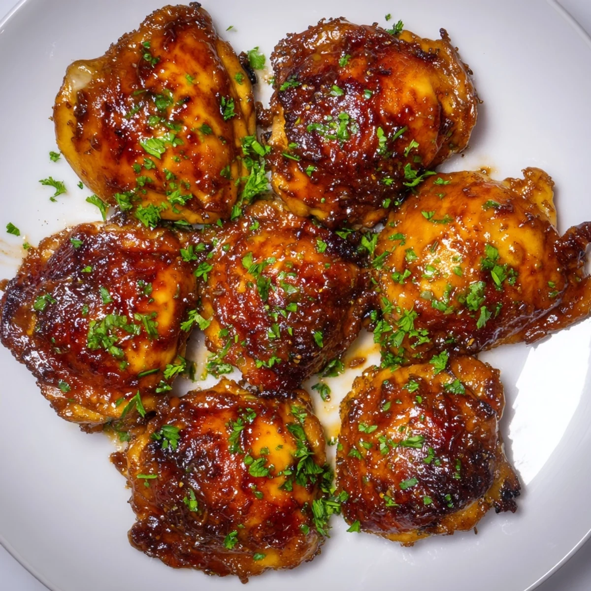 Tasteful Jam in Coffee Glazed Chicken, boasting a sweet, tangy glaze highlighting savory pan-cooked chicken.