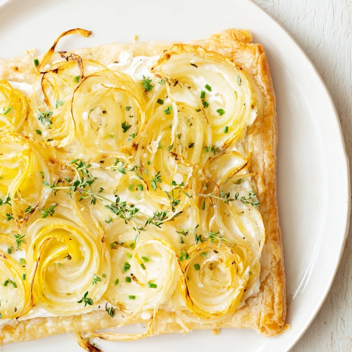 Caramelized Onion Rustic Tart