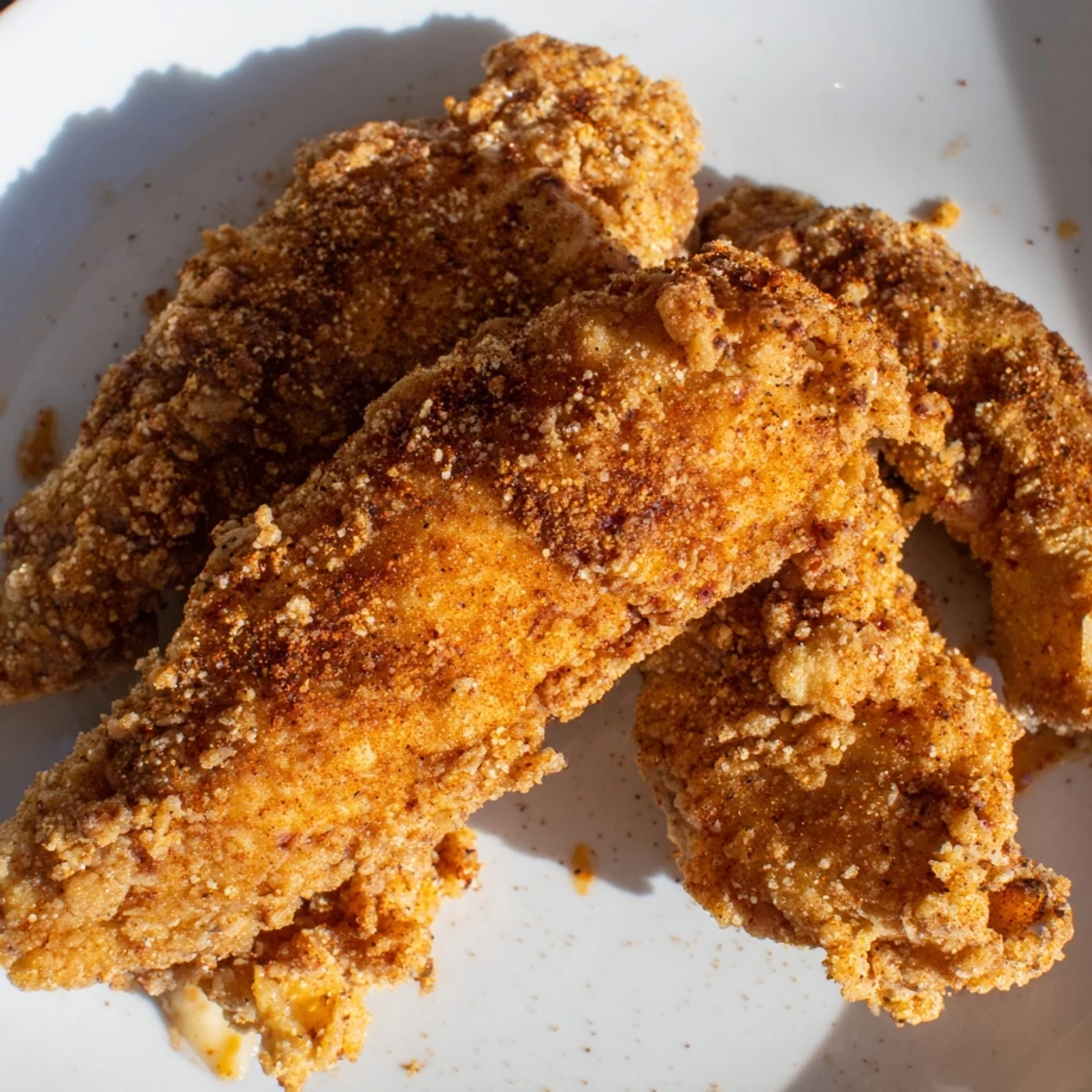 Golden, crispy buttermilk fried chicken tenders, perfect for dipping in your favorite sauces.