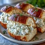 Kentucky Derby Benedictine Tea Sandwiches with fresh cucumber and dill on soft white bread, perfect for elegant Southern brunches or Derby parties.