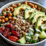 Nourishing Ancient Grains Bowl, perfect for a healthy lunch with fresh produce.