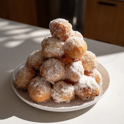 Powdered Donut Holes Delight