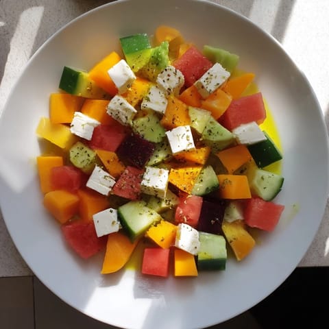 Minimalist Cube Geometry Salad
