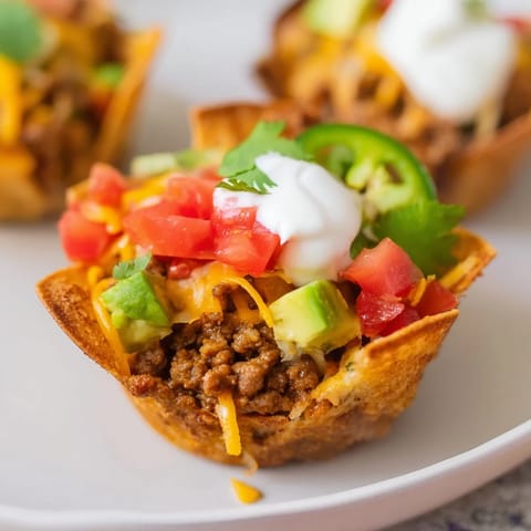 Mini Taco Cups Delight