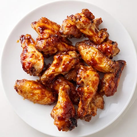 Baked Sticky Honey BBQ Wings
