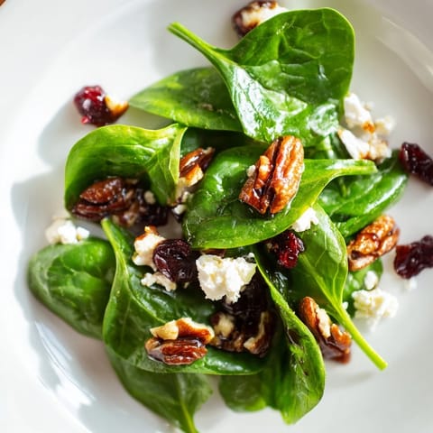 Spinach Goat Cheese Salad