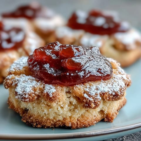 Freshly baked Torticas de Guayaba arranged on a cooling rack, ready to be dusted with powdered sugar.