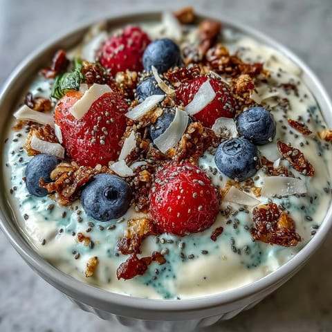 Berry Greek Yogurt Bowl