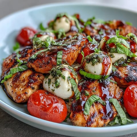 Grilled Chicken Caprese Bowls