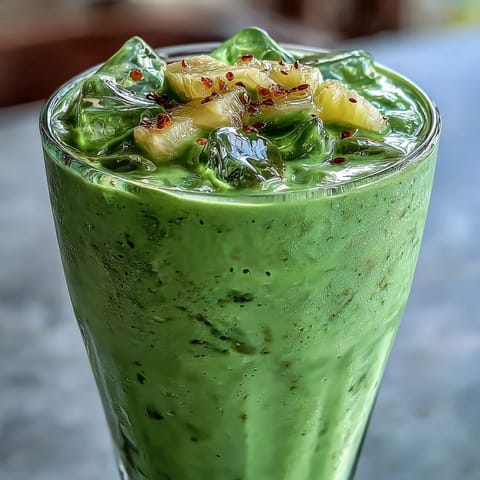 Green Shamrock Smoothie Pineapple