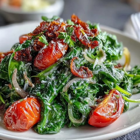 Fresh dandelion greens salad with lemon vinaigrette and Parmesan shavings for a zesty, peppery bite.