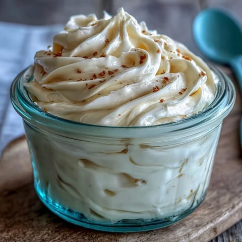 Creamy homemade mayonnaise in 5 minutes with an immersion blender, rich and smooth, perfect for sandwiches or salads.