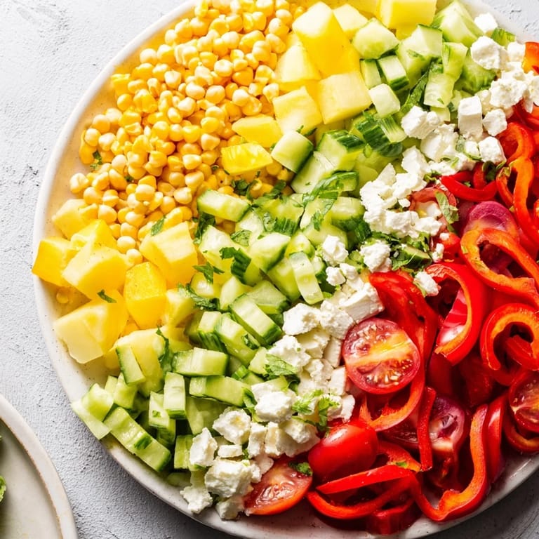 Imagine the flavors: This stunning The Concentric Rings of Flavor appetizer is a delightful vegetarian delight.