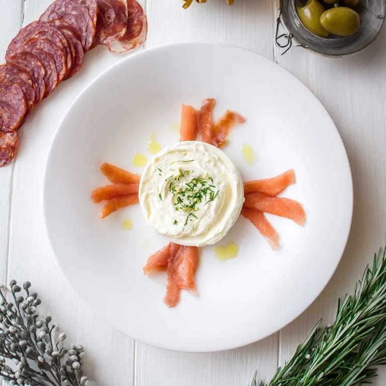 Enjoy a delicious Compass Rose, a savory appetizer with various meats and flavorful dips.