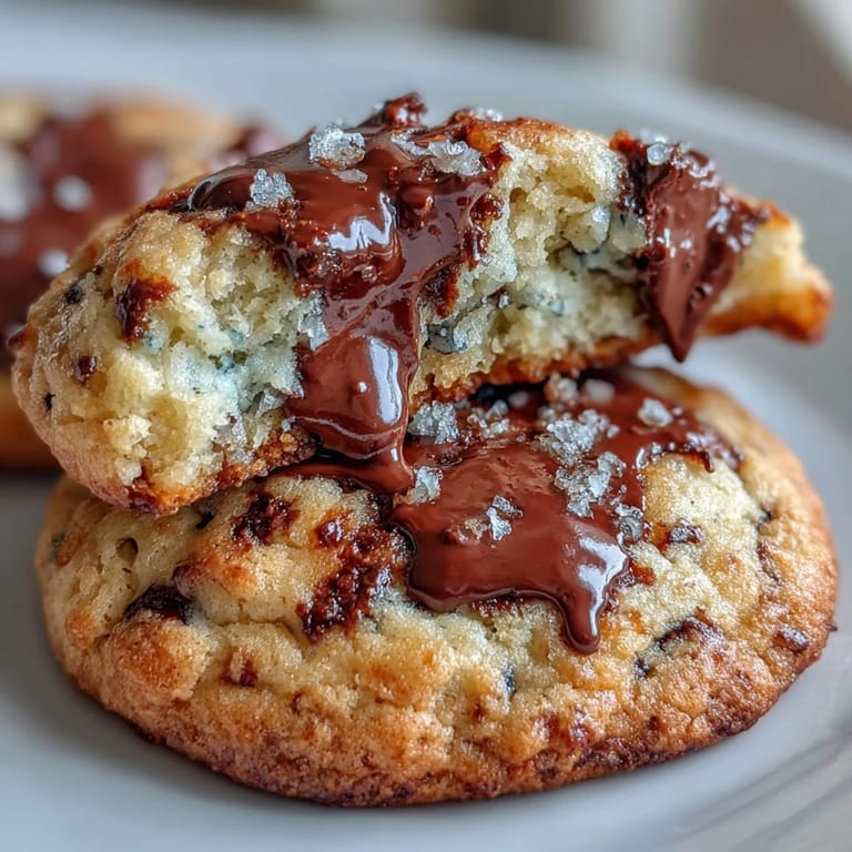 Golden-baked cottage cheese chocolate chip cookies, perfect for dessert with a glass of cold milk.  
