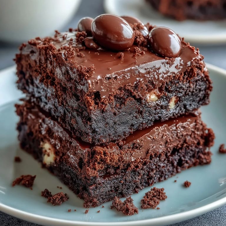 Rich, gooey brownies filled with Cadbury mini eggs, baked to perfection with a golden crumble crust.