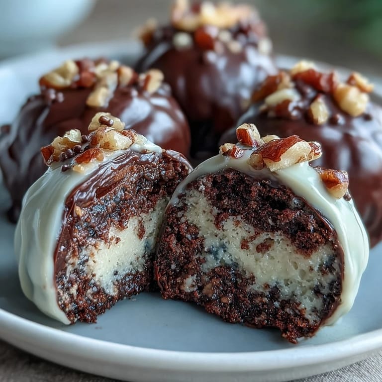 Creamy Carrot Cake Truffles: Spiced carrot cake truffles enrobed in smooth cream cheese coating, perfect for spring gatherings.  