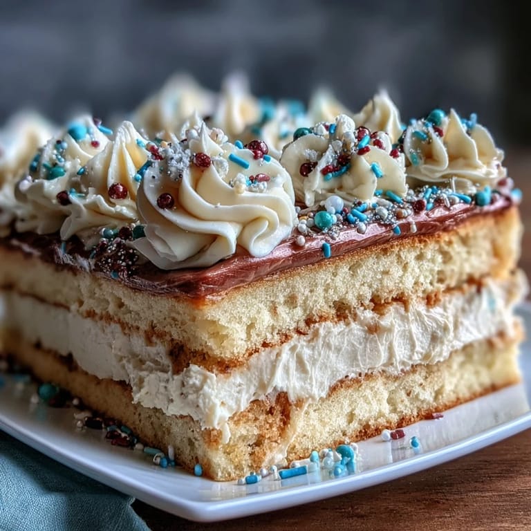 Moist vanilla sheet cake decorated with Class of 2026 piping, colorful buttercream, and edible glitter for a perfect graduation party centerpiece.  