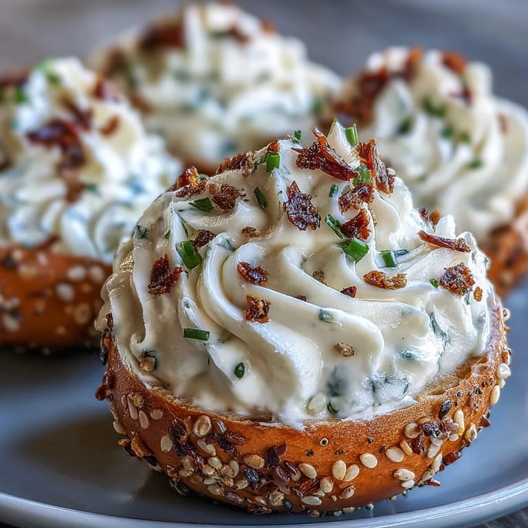Savory deviled eggs bursting with everything bagel flavor, creamy texture, and a sprinkle of aromatic chives.