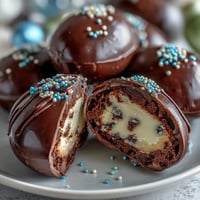 Creamy peanut butter eggs coated in rich chocolate, perfect for Easter celebrations or homemade candy gifts.